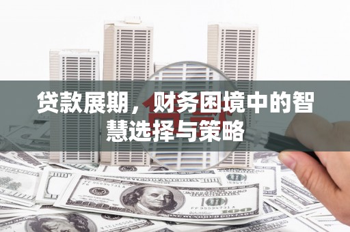 隆回贷款展期，财务困境中的智慧选择与策略