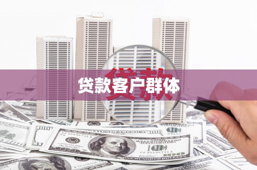 隆回贷款客户群体