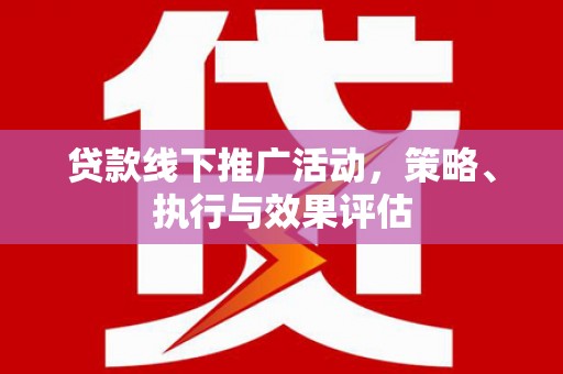 隆回贷款线下推广活动，策略、执行与效果评估