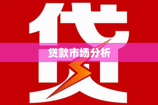 隆回贷款市场分析