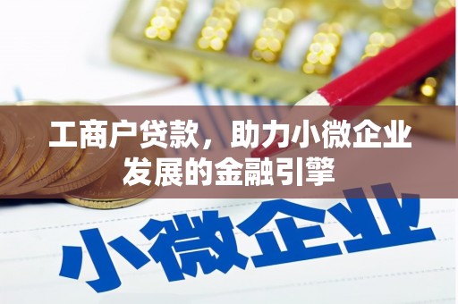 隆回工商户贷款，助力小微企业发展的金融引擎