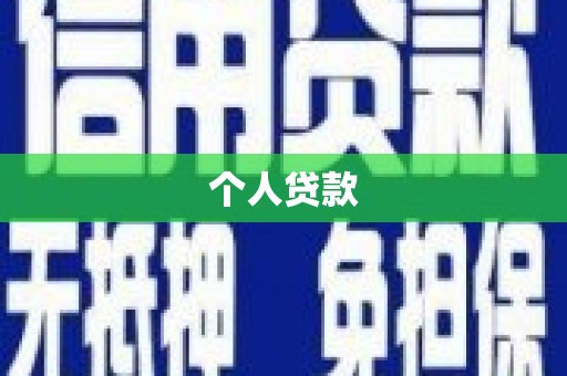隆回个人贷款