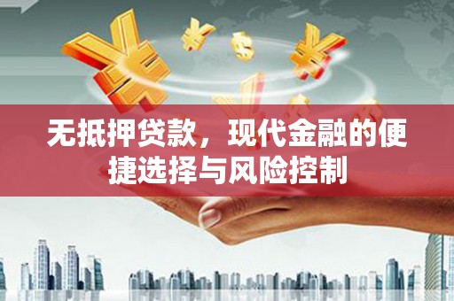 隆回无抵押贷款，现代金融的便捷选择与风险控制