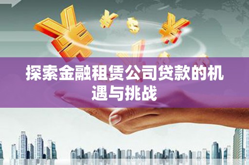 隆回探索金融租赁公司贷款的机遇与挑战