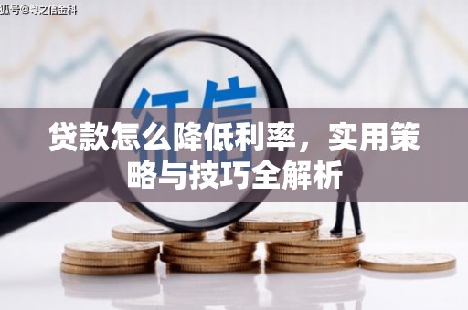 隆回贷款怎么降低利率，实用策略与技巧全解析