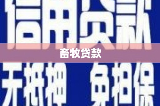 隆回畜牧贷款