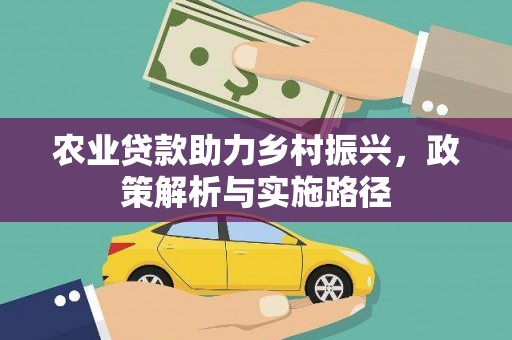隆回农业贷款助力乡村振兴，政策解析与实施路径