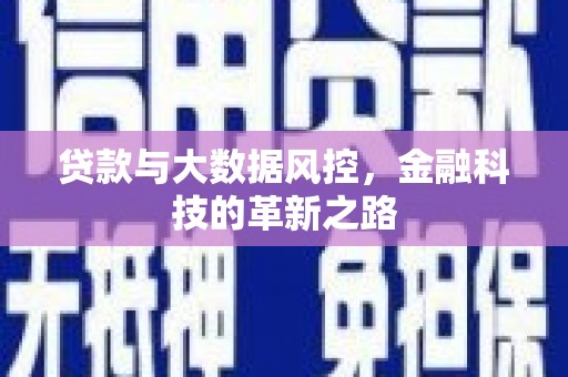 隆回贷款与大数据风控，金融科技的革新之路