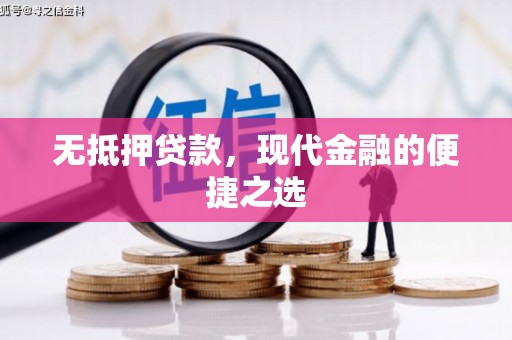 隆回无抵押贷款，现代金融的便捷之选
