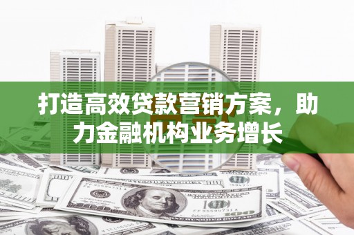 隆回打造高效贷款营销方案，助力金融机构业务增长