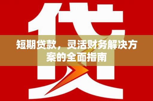 隆回短期贷款，灵活财务解决方案的全面指南