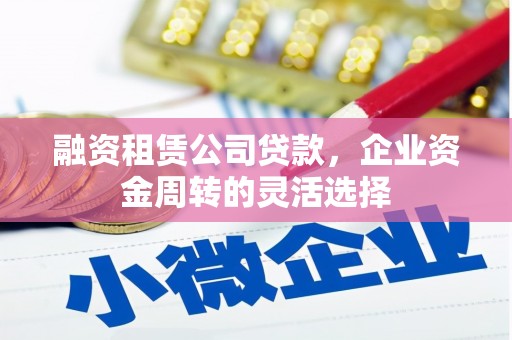 隆回融资租赁公司贷款，企业资金周转的灵活选择