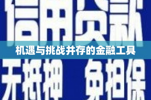 隆回机遇与挑战并存的金融工具