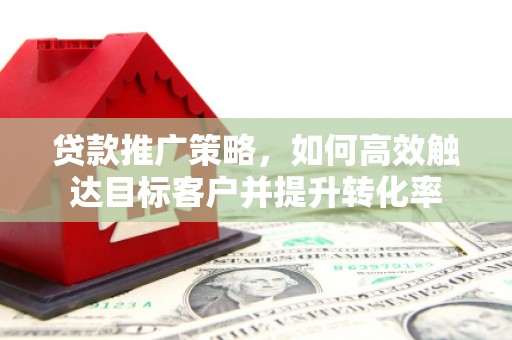 隆回贷款推广策略，如何高效触达目标客户并提升转化率