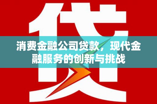 隆回消费金融公司贷款，现代金融服务的创新与挑战