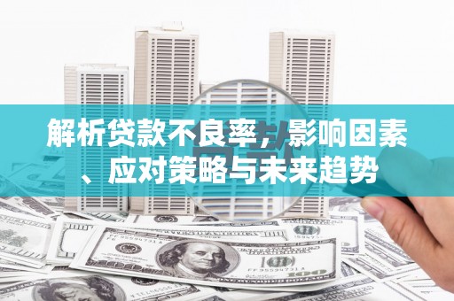 隆回解析贷款不良率，影响因素、应对策略与未来趋势