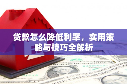 隆回贷款怎么降低利率，实用策略与技巧全解析