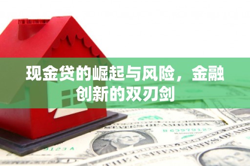 隆回现金贷的崛起与风险，金融创新的双刃剑