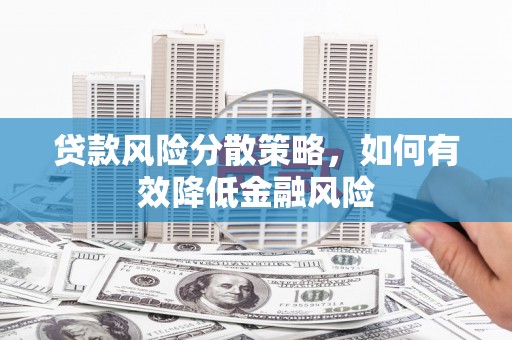 隆回贷款风险分散策略，如何有效降低金融风险