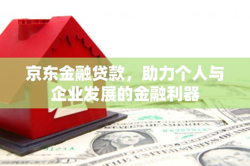 隆回京东金融贷款，助力个人与企业发展的金融利器