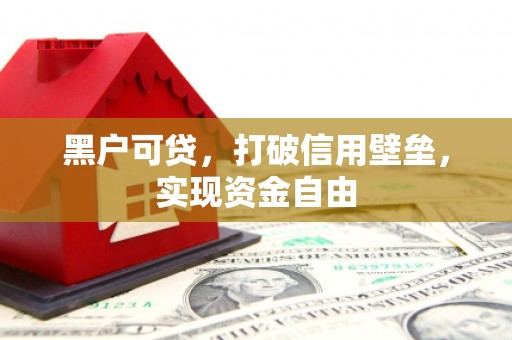 隆回黑户可贷，打破信用壁垒，实现资金自由