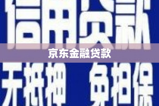 隆回京东金融贷款