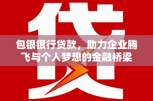 隆回包银银行贷款，助力企业腾飞与个人梦想的金融桥梁
