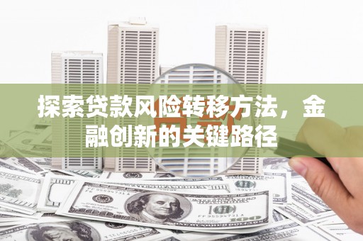 隆回探索贷款风险转移方法，金融创新的关键路径