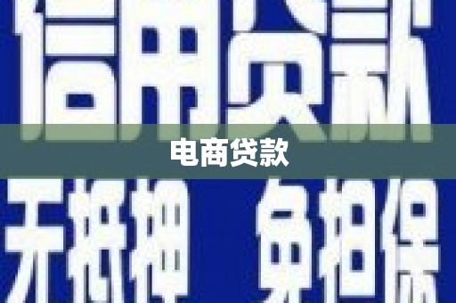 隆回电商贷款