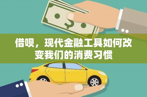 隆回借呗，现代金融工具如何改变我们的消费习惯