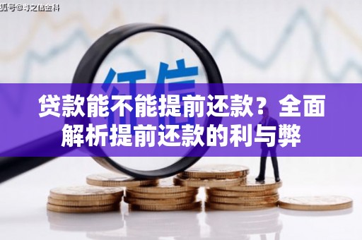 隆回贷款能不能提前还款？全面解析提前还款的利与弊