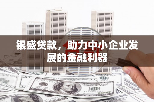 隆回银盛贷款，助力中小企业发展的金融利器