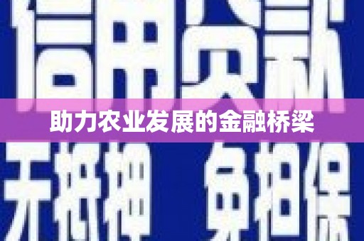 隆回助力农业发展的金融桥梁