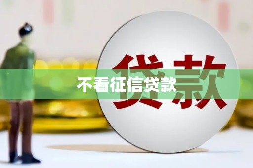 隆回不看征信贷款