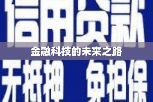 隆回金融科技的未来之路