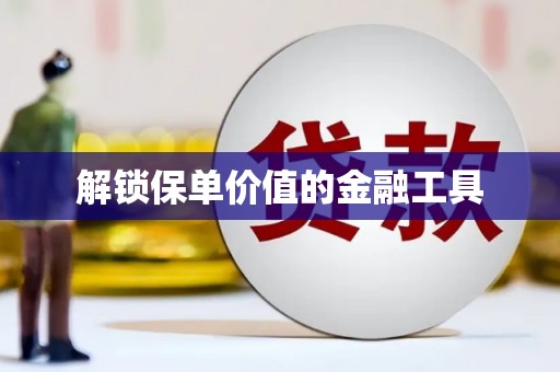 隆回解锁保单价值的金融工具