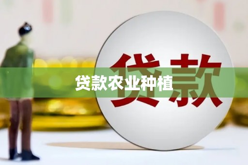 隆回贷款农业种植